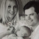 #tbt 2006 with 6 week old Eve & @cristoirmac in Palm Springs visiting Grandpa & YiaYia; photo by Denise George