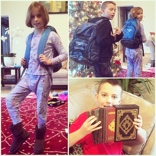  Kids, gifts, pjs, messes, love #ChristmasMorning 