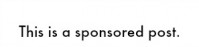 sponsored post.